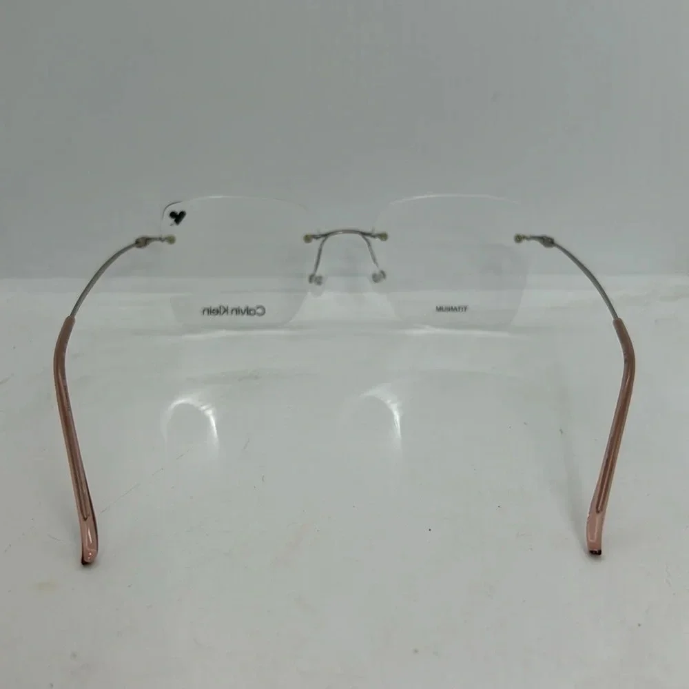 Calvin Klein CK22125TC Unisex Eyeglasses Frames 55-17-150 Rimless NWT - Picture 5 of 7